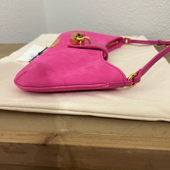JACQUEMUS Pink Le Raphia 'Le Bisou Cadenas' Bag NWT in dust bag - Picture 10 of 12